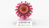 Half COVID-19 Virus (SARS-CoV-2)