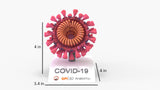 Half COVID-19 Virus (SARS-CoV-2)